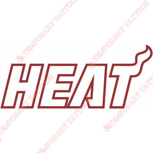 Miami Heat Customize Temporary Tattoos Stickers NO.1066